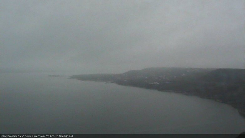 Lake Travis webcam, January 18, 2019 9:50 AM CT