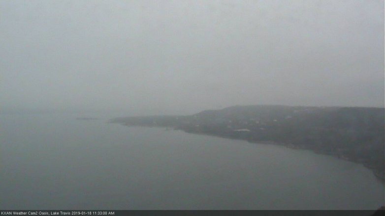 Lake Travis webcam, January 18, 2019 10:35 AM CT