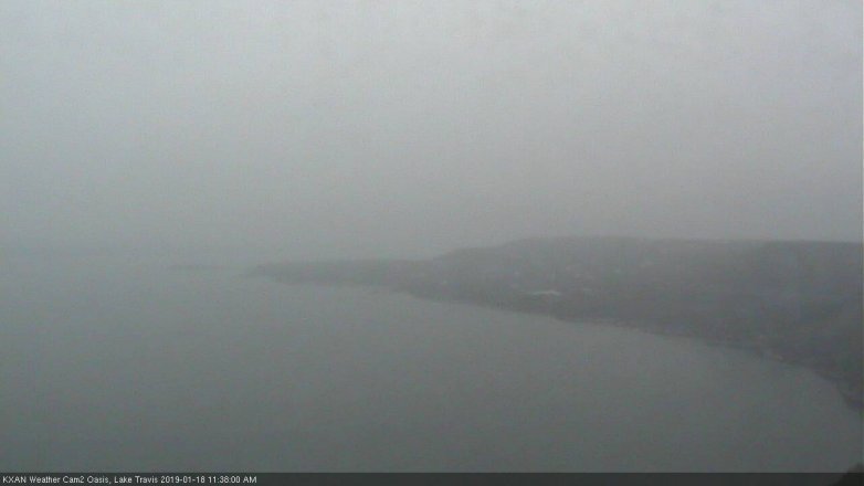 Lake Travis webcam, January 18, 2019 10:40 AM CT