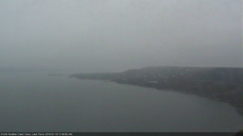 Lake Travis webcam, January 18, 2019 10:50 AM CT