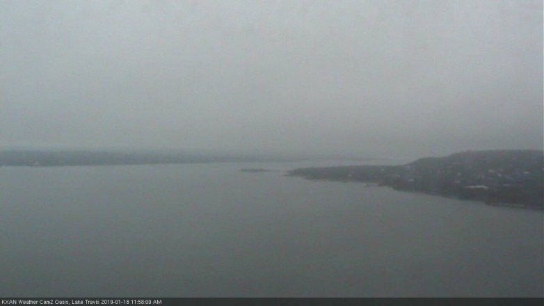 Lake Travis webcam, January 18, 2019 11:00 AM CT