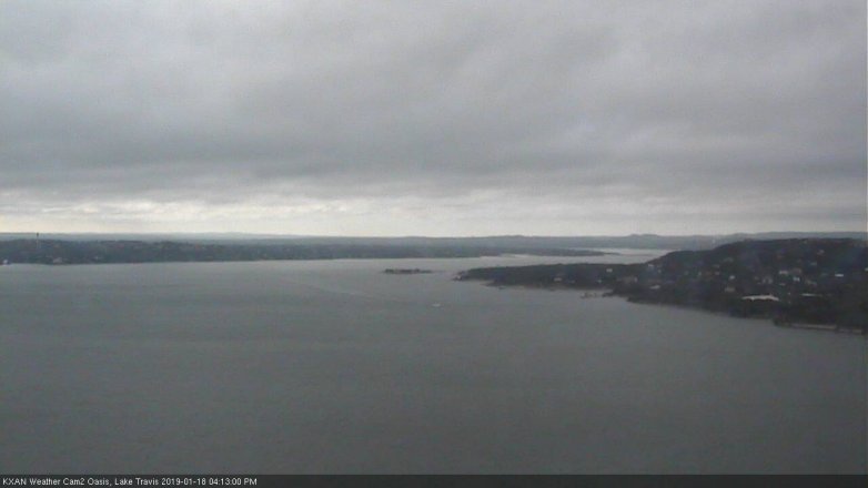 Lake Travis webcam, January 18, 2019 3:15 PM CT