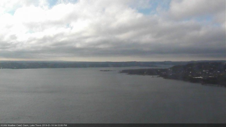 Lake Travis webcam, January 18, 2019 3:35 PM CT
