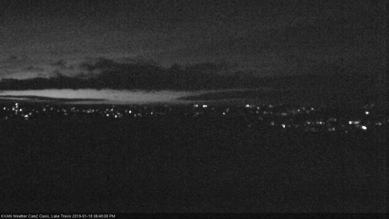 Lake Travis webcam, January 18, 2019 5:50 PM CT