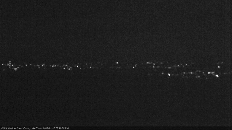 Lake Travis webcam, January 18, 2019 6:20 PM CT