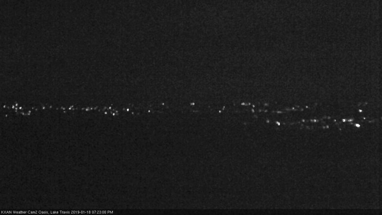 Lake Travis webcam, January 18, 2019 6:25 PM CT
