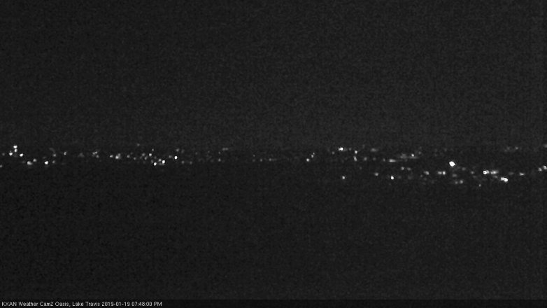Lake Travis webcam, January 19, 2019 6:50 PM CT