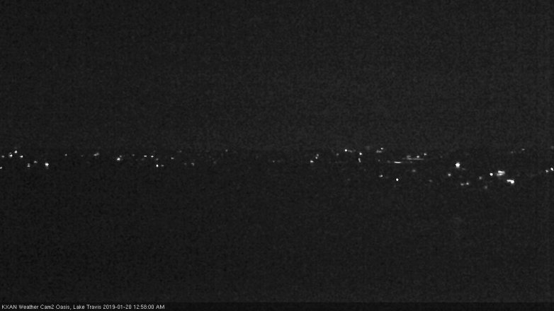Lake Travis webcam, January 19, 2019 12:00 AM CT