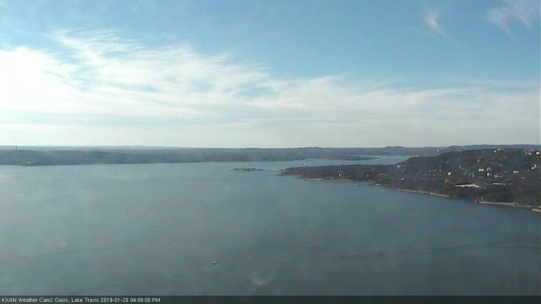 Lake Travis webcam, January 20, 2019 3:10 PM CT