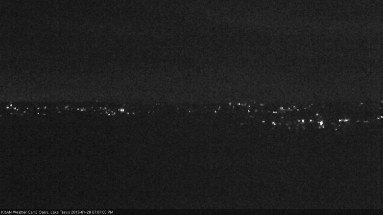 Lake Travis webcam, January 20, 2019 6:10 PM CT