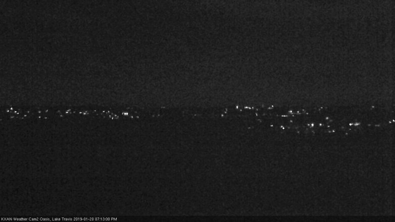 Lake Travis webcam, January 20, 2019 6:15 PM CT