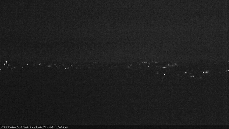 Lake Travis webcam, January 20, 2019 12:00 AM CT