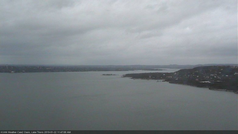 Lake Travis webcam, January 22, 2019 10:50 AM CT