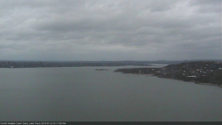 Lake Travis webcam, January 22, 2019 12:20 PM CT