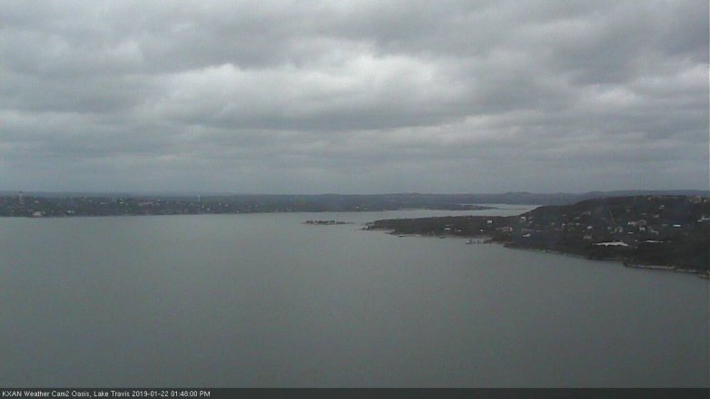 Lake Travis webcam, January 22, 2019 12:50 PM CT