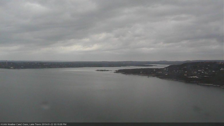 Lake Travis webcam, January 22, 2019 2:20 PM CT