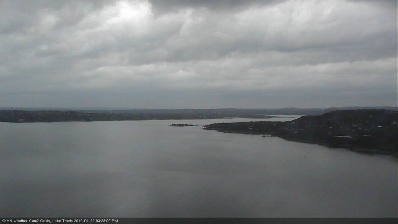 Lake Travis webcam, January 22, 2019 2:30 PM CT