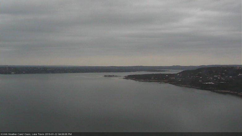 Lake Travis webcam, January 22, 2019 3:10 PM CT