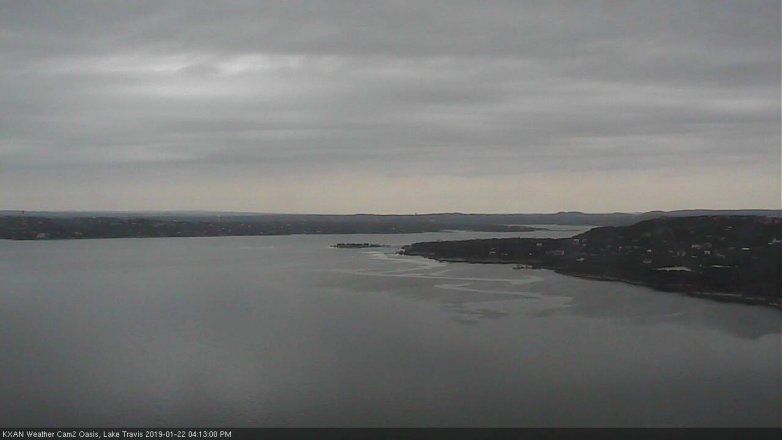 Lake Travis webcam, January 22, 2019 3:15 PM CT