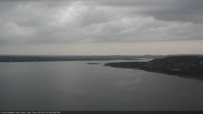 Lake Travis webcam, January 22, 2019 3:30 PM CT