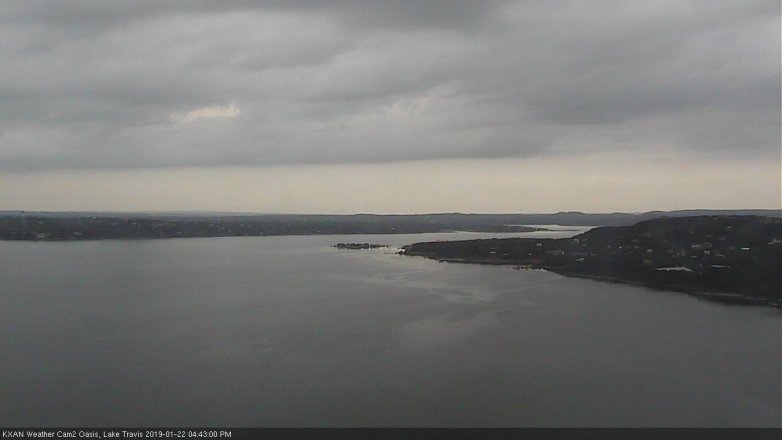 Lake Travis webcam, January 22, 2019 3:45 PM CT