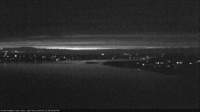 Lake Travis webcam, January 22, 2019 5:35 PM CT