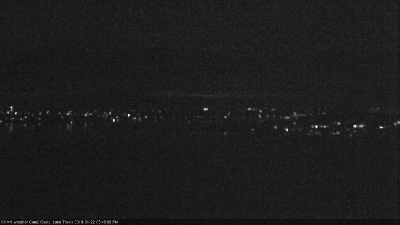 Lake Travis webcam, January 22, 2019 5:50 PM CT