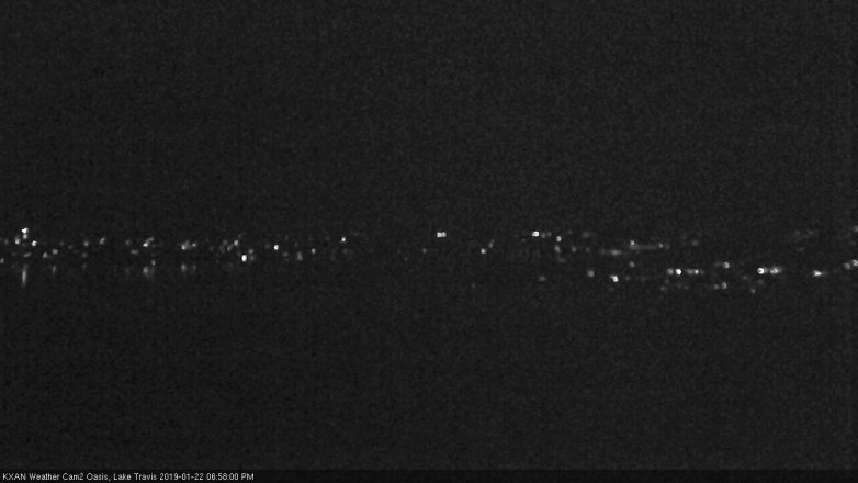 Lake Travis webcam, January 22, 2019 6:00 PM CT