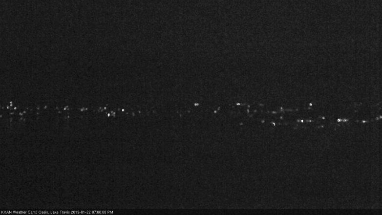 Lake Travis webcam, January 22, 2019 6:10 PM CT