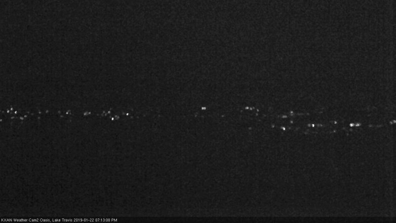 Lake Travis webcam, January 22, 2019 6:15 PM CT