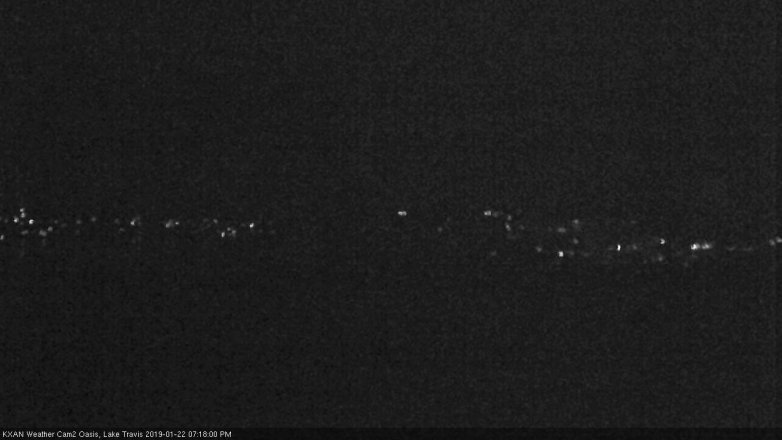 Lake Travis webcam, January 22, 2019 6:20 PM CT