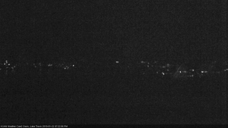 Lake Travis webcam, January 22, 2019 6:25 PM CT