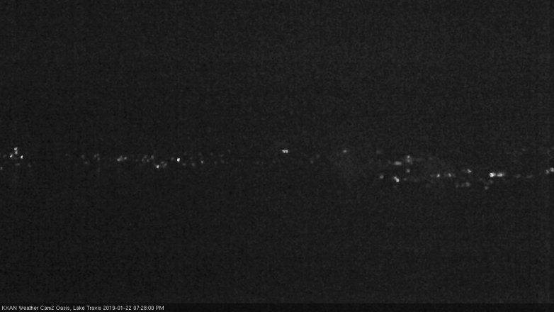 Lake Travis webcam, January 22, 2019 6:30 PM CT