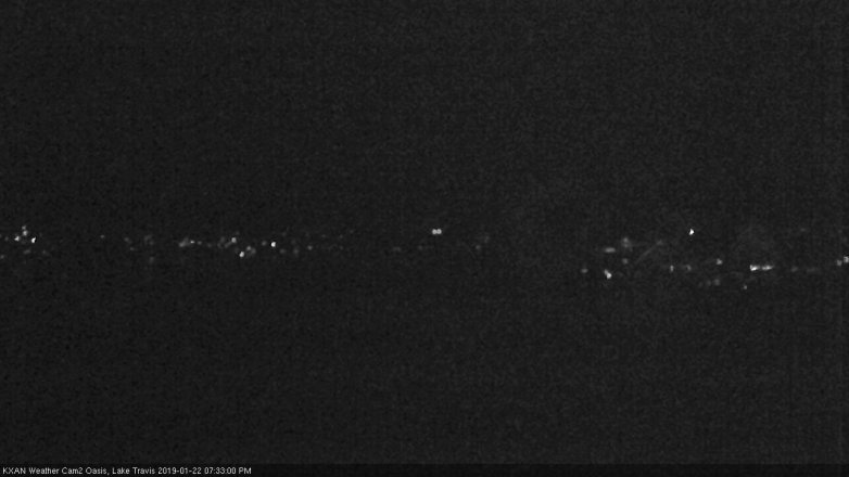 Lake Travis webcam, January 22, 2019 6:35 PM CT