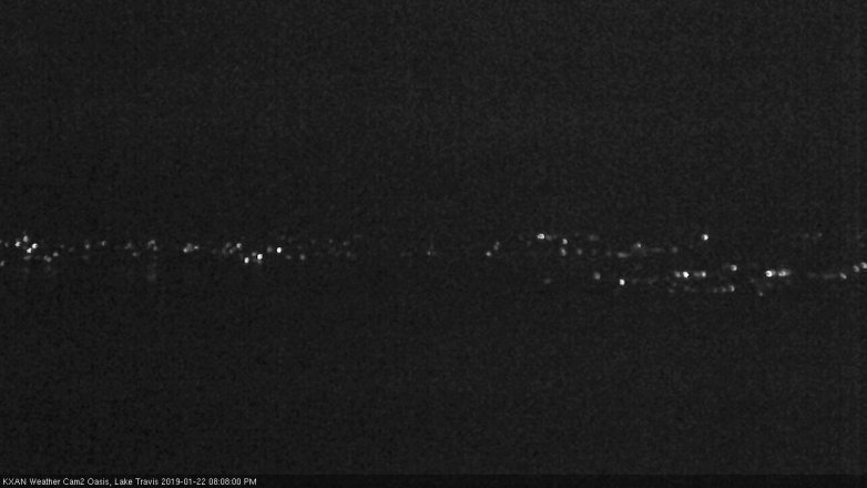 Lake Travis webcam, January 22, 2019 7:10 PM CT