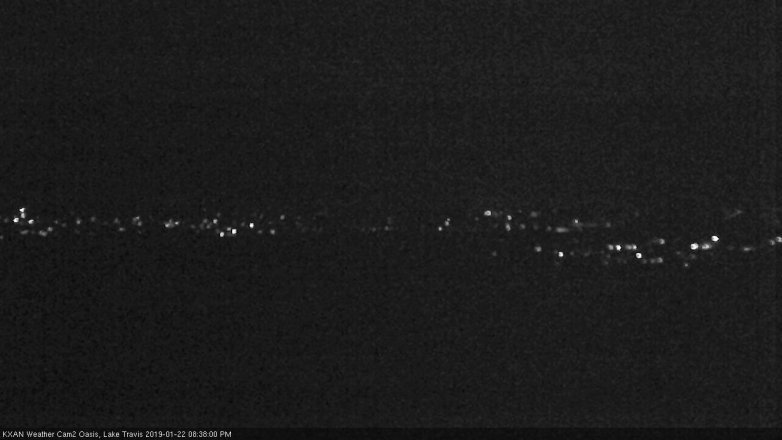 Lake Travis webcam, January 22, 2019 7:40 PM CT