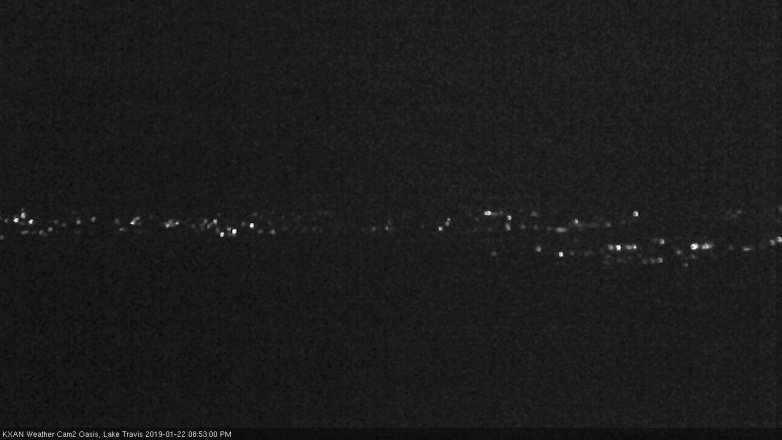 Lake Travis webcam, January 22, 2019 7:55 PM CT