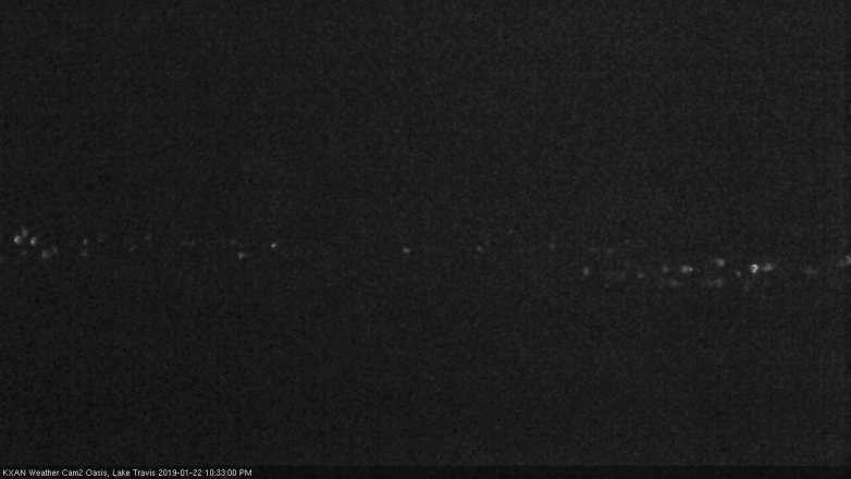 Lake Travis webcam, January 22, 2019 9:35 PM CT