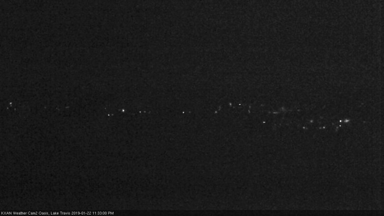 Lake Travis webcam, January 22, 2019 10:35 PM CT