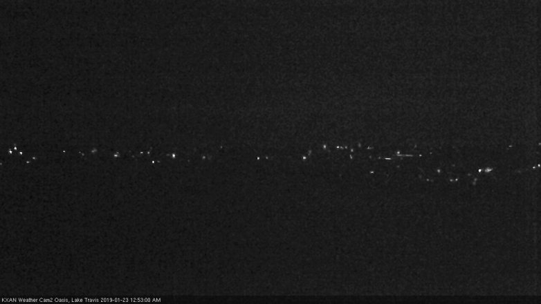 Lake Travis webcam, January 22, 2019 11:55 PM CT