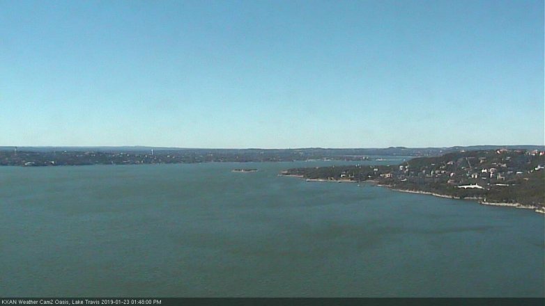 Lake Travis webcam, January 23, 2019 12:50 PM CT