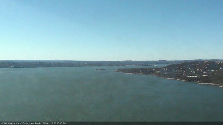 Lake Travis webcam, January 23, 2019 2:05 PM CT