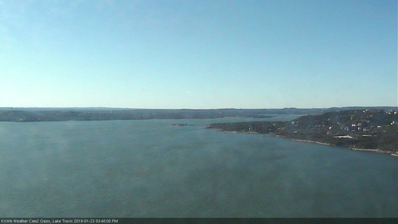 Lake Travis webcam, January 23, 2019 2:50 PM CT