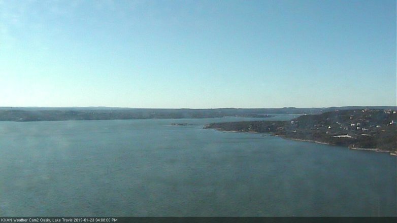 Lake Travis webcam, January 23, 2019 3:10 PM CT