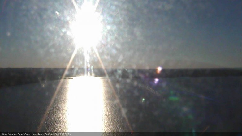 Lake Travis webcam, January 23, 2019 4:10 PM CT