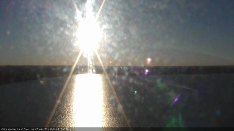 Lake Travis webcam, January 23, 2019 4:20 PM CT
