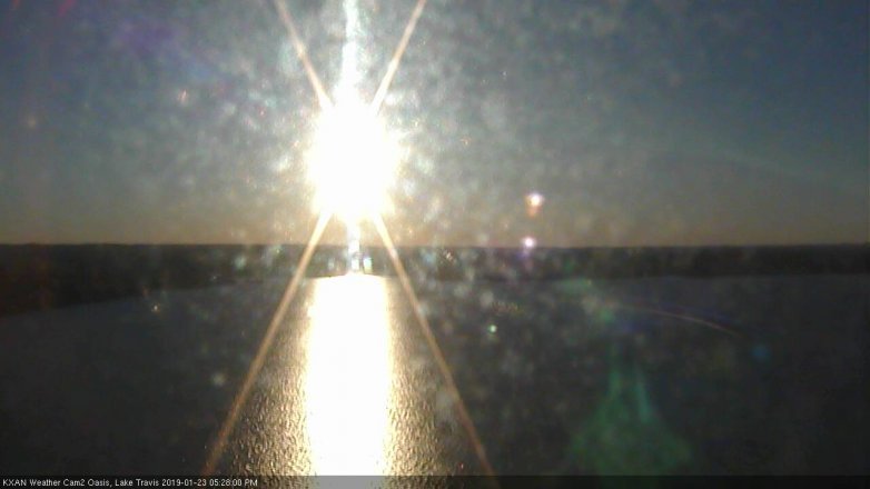 Lake Travis webcam, January 23, 2019 4:30 PM CT