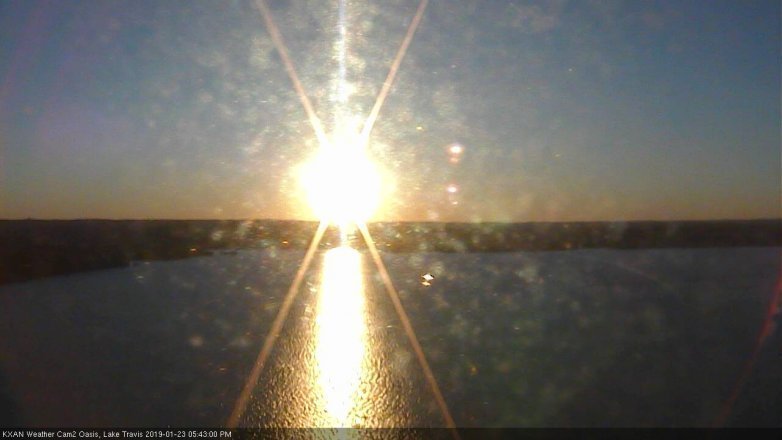 Lake Travis webcam, January 23, 2019 4:45 PM CT