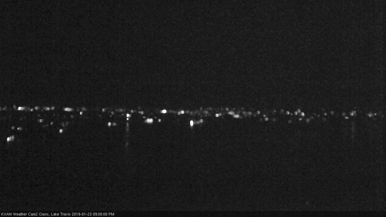 Lake Travis webcam, January 23, 2019 8:10 PM CT