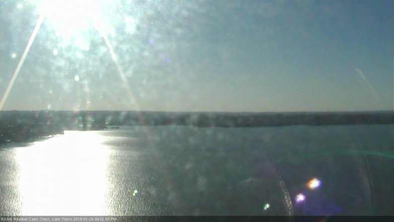 Lake Travis webcam, January 24, 2019 3:05 PM CT